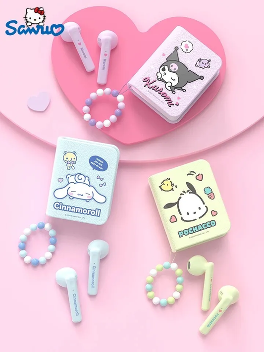 Audífonos Bluetooth Sanrio con Estuche