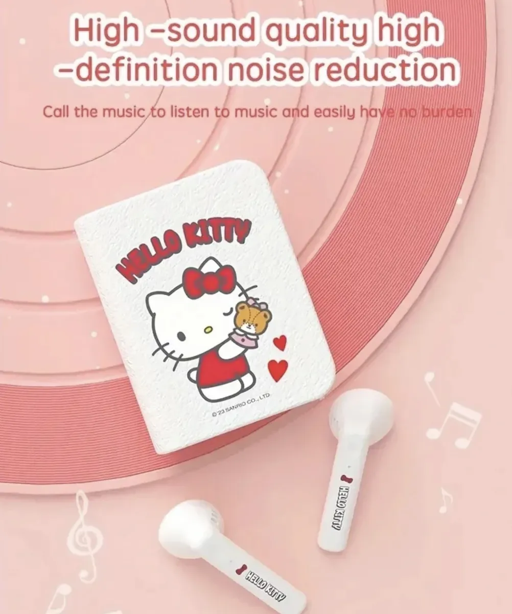 Audífonos Bluetooth Sanrio con Estuche