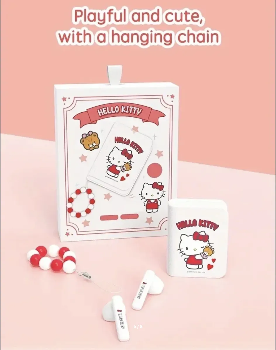 Audífonos Bluetooth Sanrio con Estuche