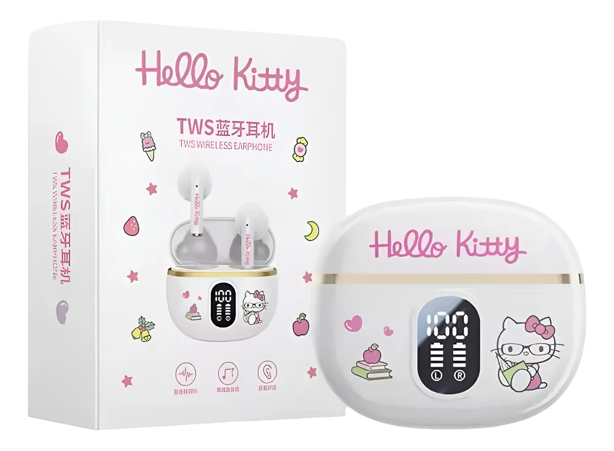 Audífonos Bluetooth Sanrio con Estuche