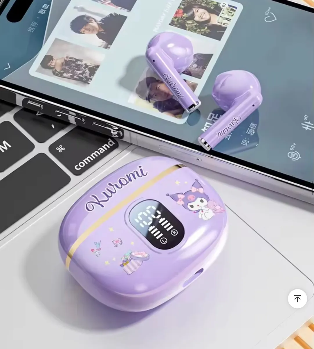 Audífonos Bluetooth Sanrio con Estuche