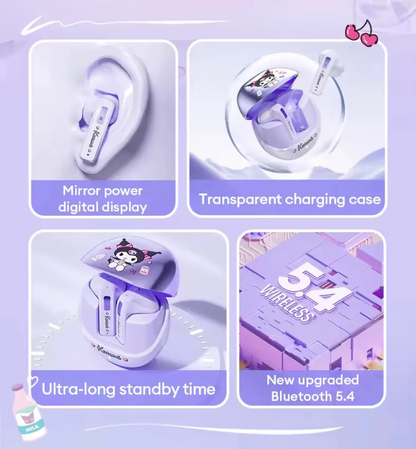 Audífonos Bluetooth Sanrio con Estuche