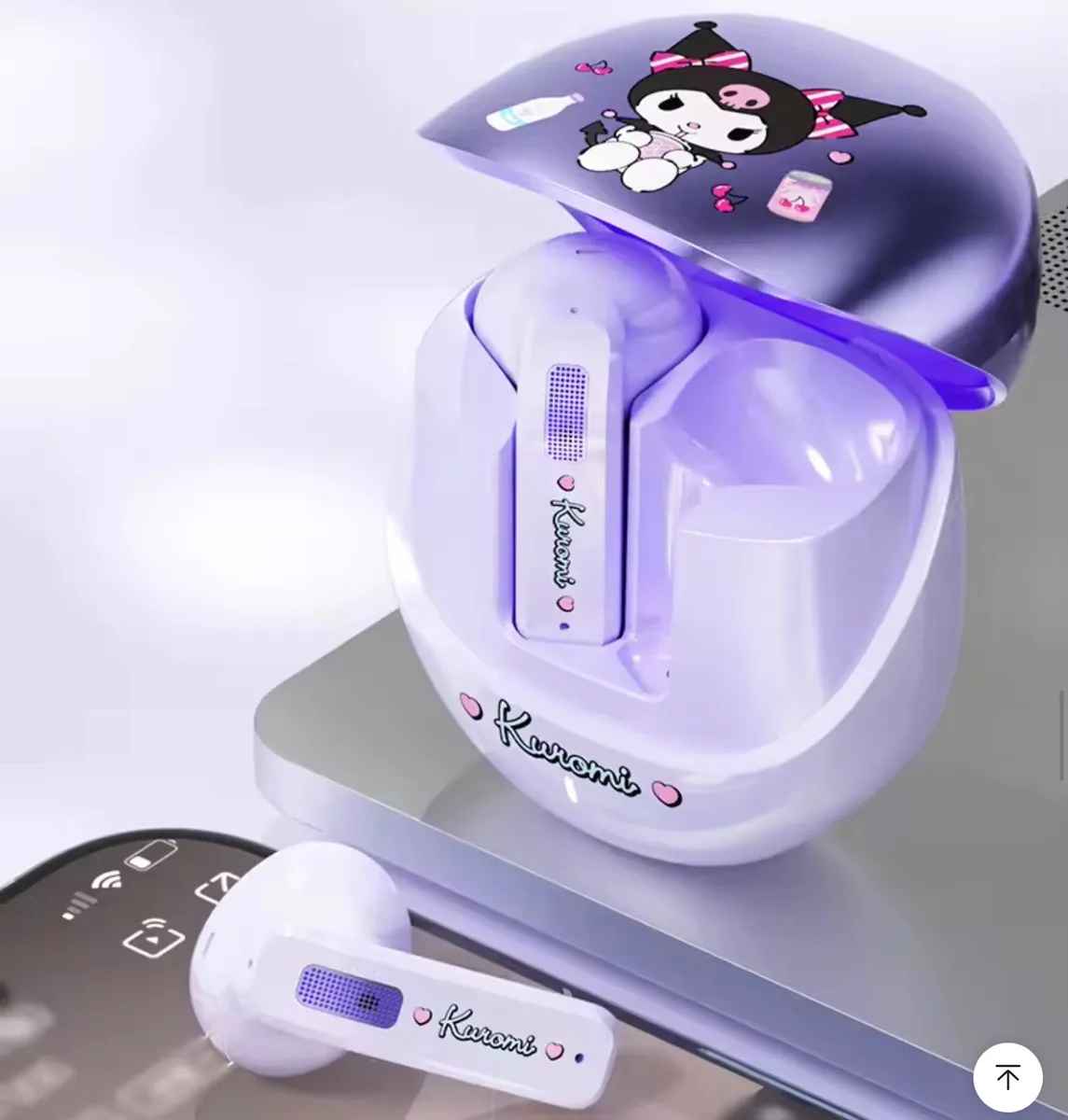 Audífonos Bluetooth Sanrio con Estuche