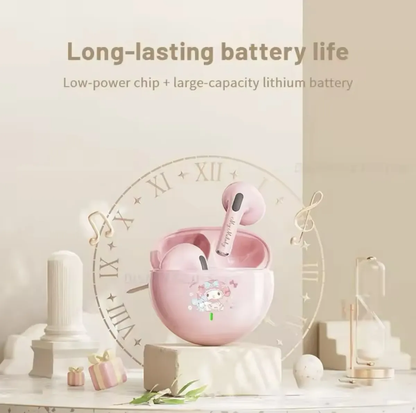 Audífonos Bluetooth Sanrio con Estuche