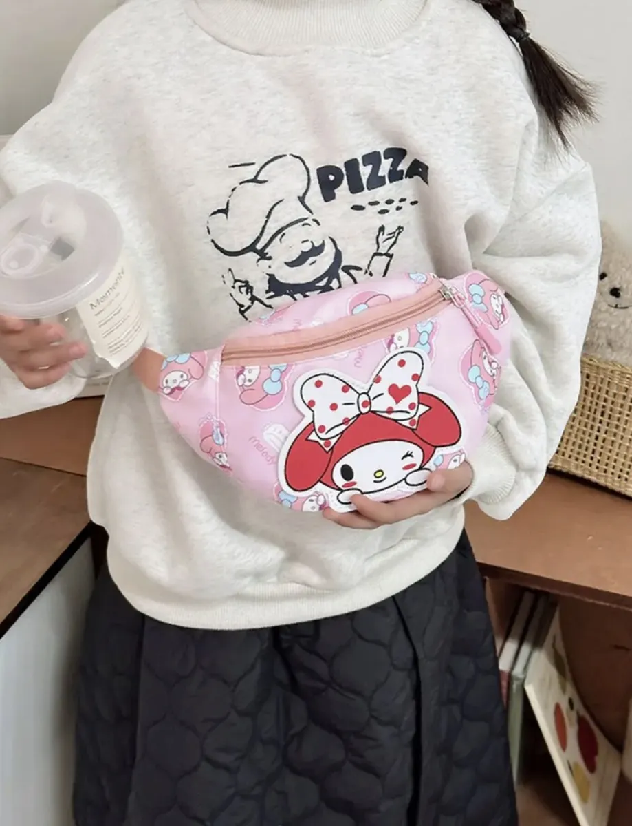 Banano Sanrio Bordado con Correa Ajustable para Niñas