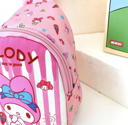 Bandolera Sanrio Para Niñas - Diseño a Rallas