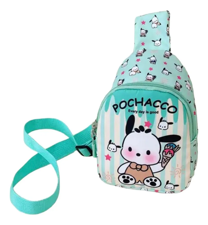 Bandolera Sanrio Para Niñas - Diseño a Rallas