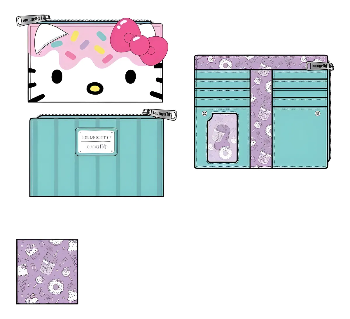 Billetera Sanrio Hello Kitty Loungefly