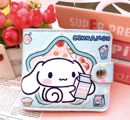 Billetera Doble Personajes Sanrio