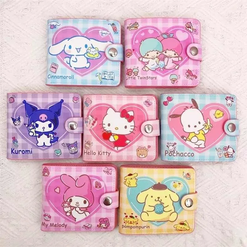 Billetera Doble Personajes Sanrio