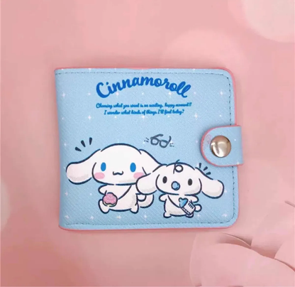 Billetera Doble Personajes Sanrio