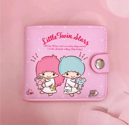 Billetera Doble Personajes Sanrio