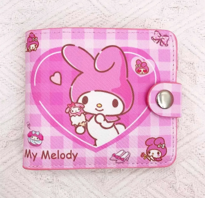 Billetera Doble Personajes Sanrio
