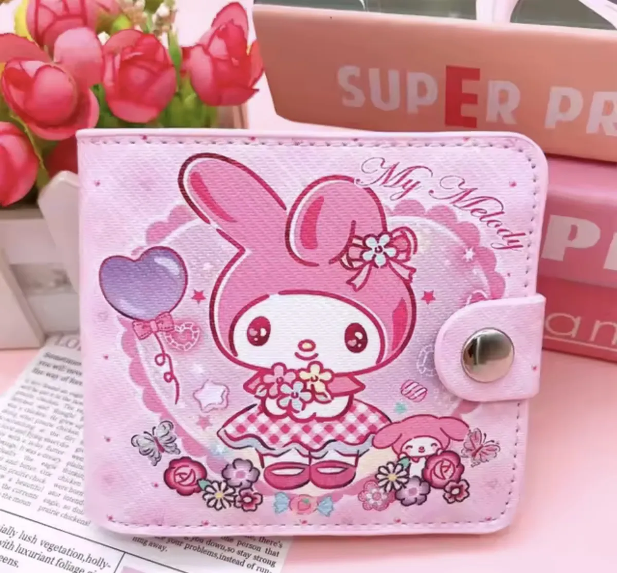 Billetera Doble Personajes Sanrio