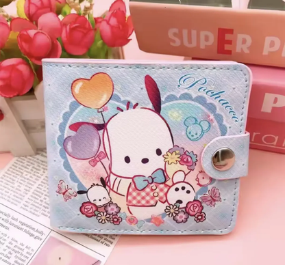 Billetera Doble Personajes Sanrio
