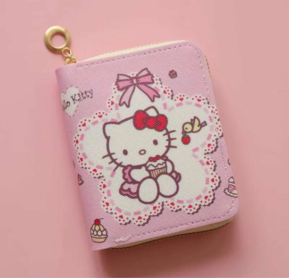 Billetera de Cuerina Hello Kitty