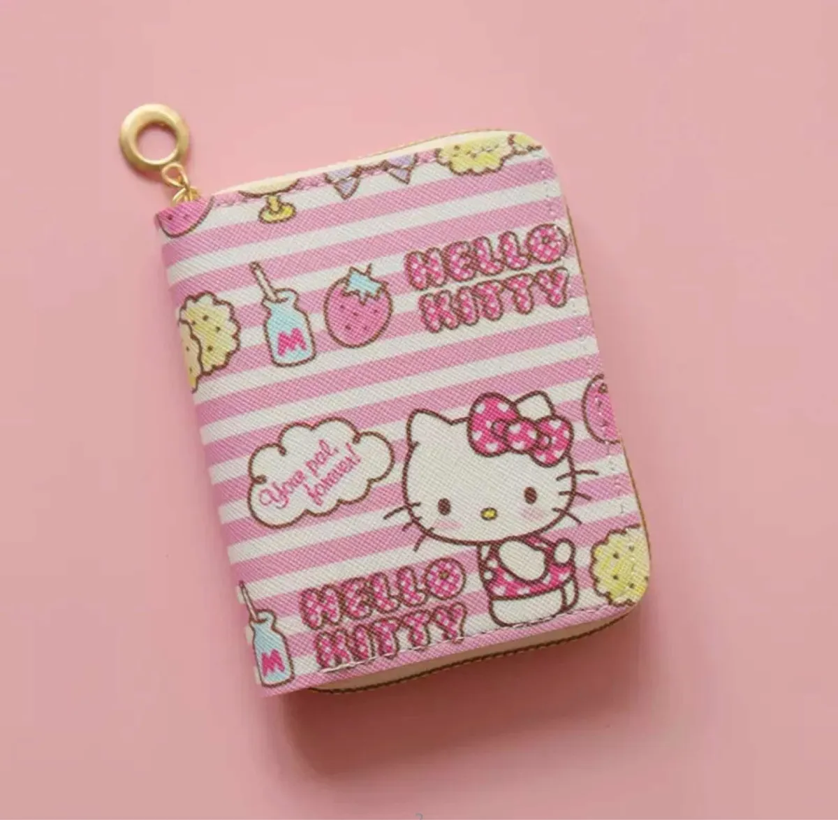 Billetera de Cuerina Hello Kitty