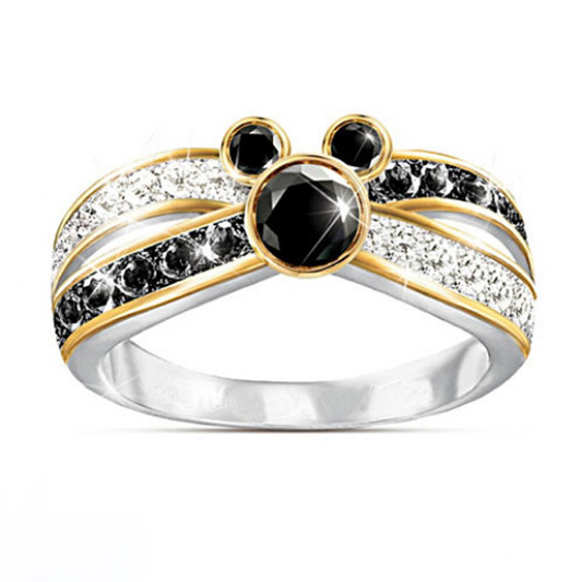 Anillo Mickey Mouse Plateado