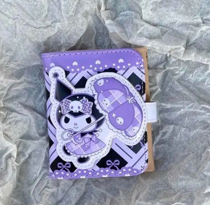 Billetera con Broche Personajes Sanrio