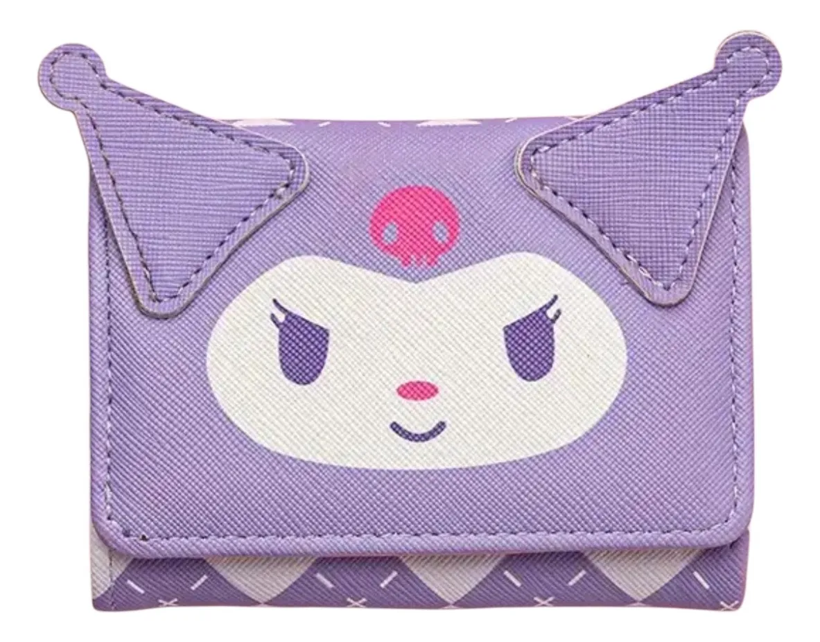 Billetera con Broche Personajes Sanrio