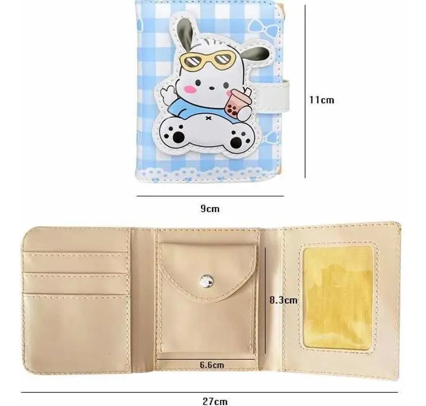 Billetera con Broche Personajes Sanrio