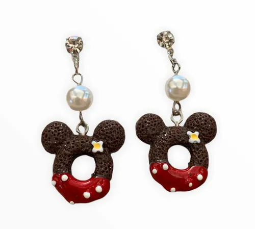 Aros Mickey & Minnie Mouse de Resina