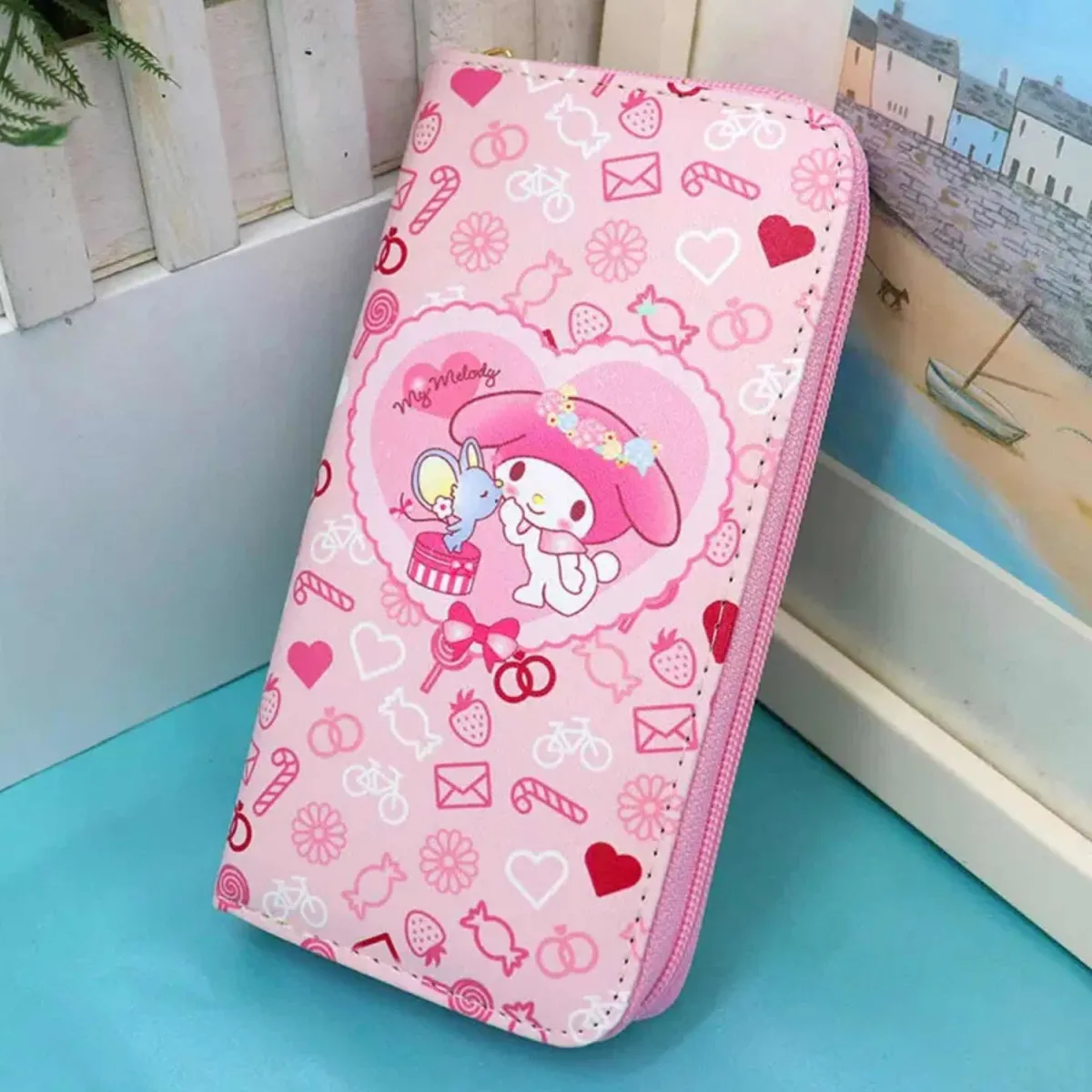 Billetera Sanrio Continental de Cuerina