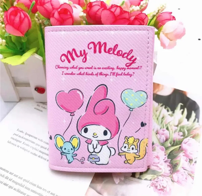 Billetera Triple Sanrio
