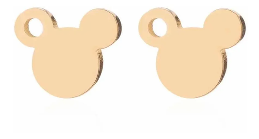 Aros Mickey Mouse Dorados