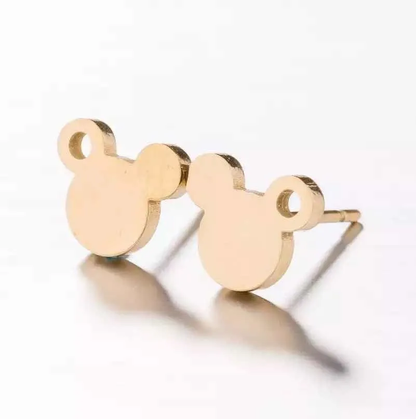 Aros Mickey Mouse Dorados