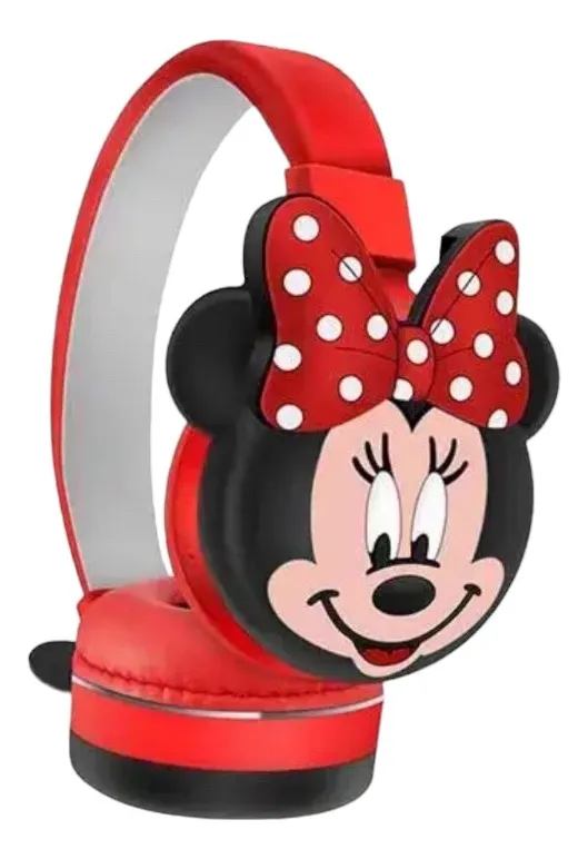 Audífonos Bluetooth Minnie y Mickey Mouse Plegables Infantil