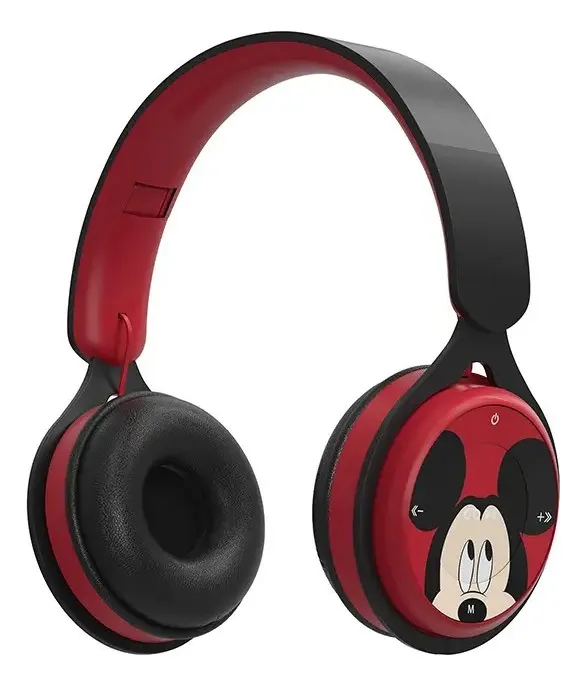 Audífonos Bluetooth Minnie y Mickey Mouse Plegables Infantil