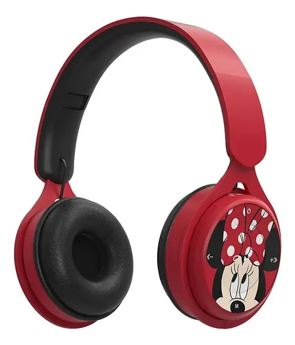 Audífonos Bluetooth Minnie y Mickey Mouse Plegables Infantil