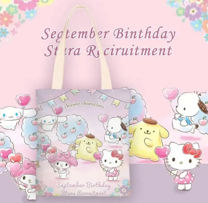 Tote Bag Sanrio de Lona Gruesa