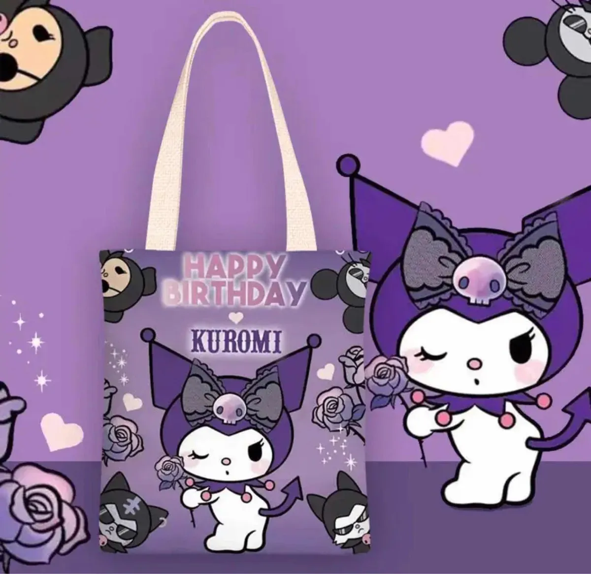 Tote Bag Sanrio de Lona Gruesa
