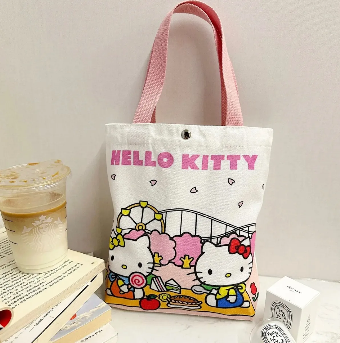Bolsa Lona Hello Kitty Pequeña