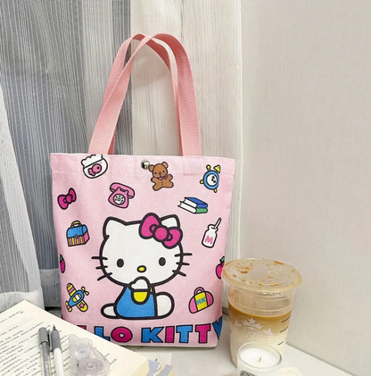 Bolsa Lona Hello Kitty Pequeña