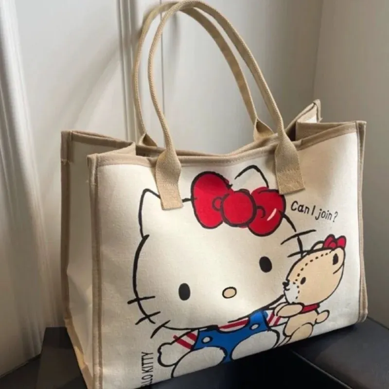 Bolso Grande de Lona Hello Kitty