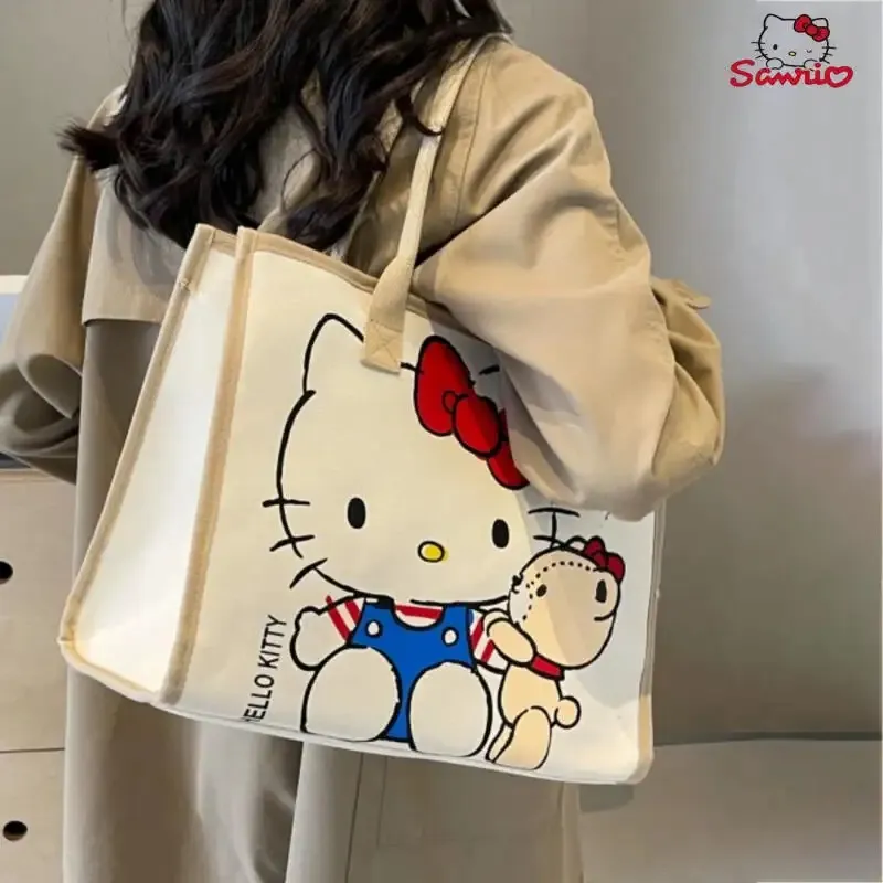 Bolso Grande de Lona Hello Kitty