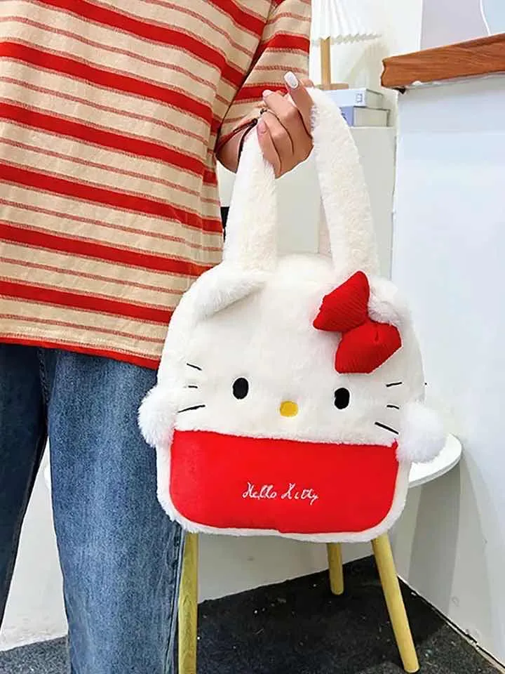 Bolso Cuadrado de Peluche Sanrio