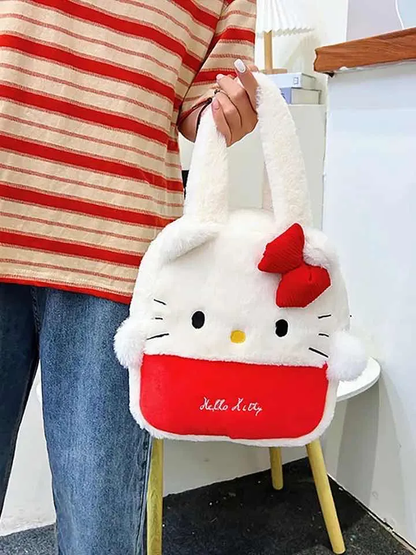 Bolso Cuadrado de Peluche Sanrio