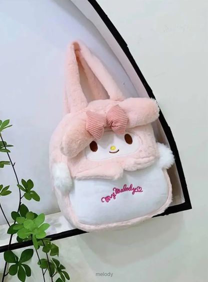 Bolso Cuadrado de Peluche Sanrio