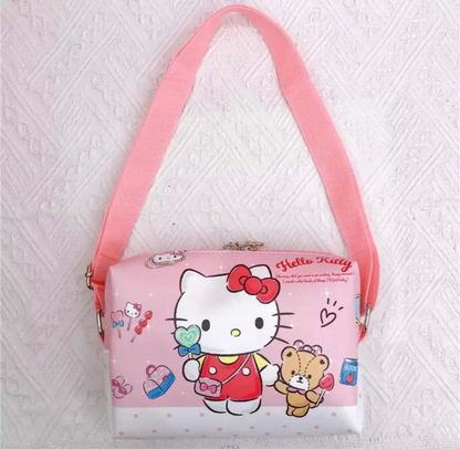 Cartera Bandolera Personajes de Sanrio con Forro