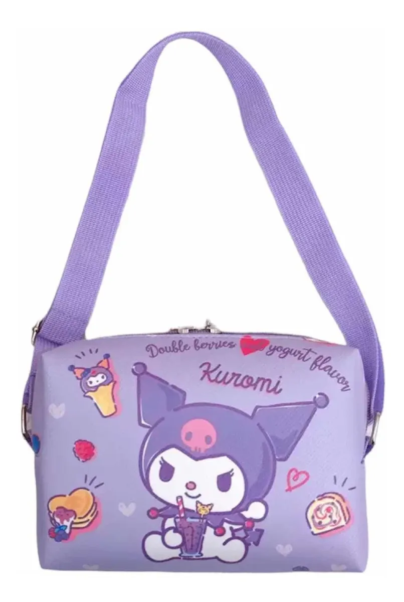 Cartera Bandolera Personajes de Sanrio con Forro