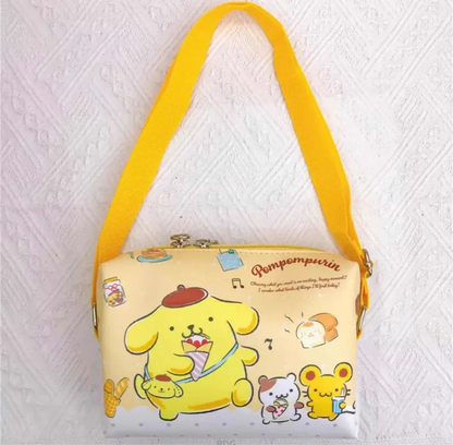 Cartera Bandolera Personajes de Sanrio con Forro