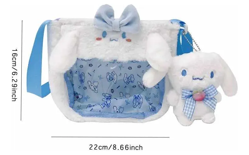 Bolso Bandolera Sanrio + Peluche
