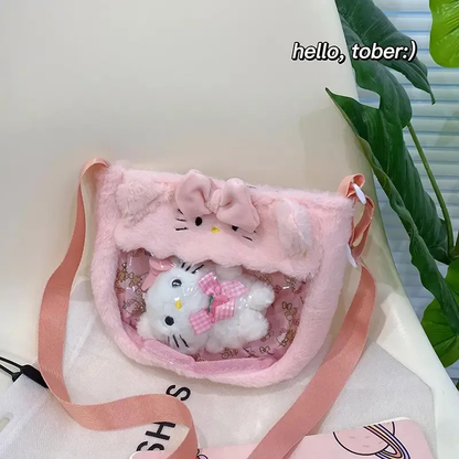 Bolso Bandolera Sanrio + Peluche