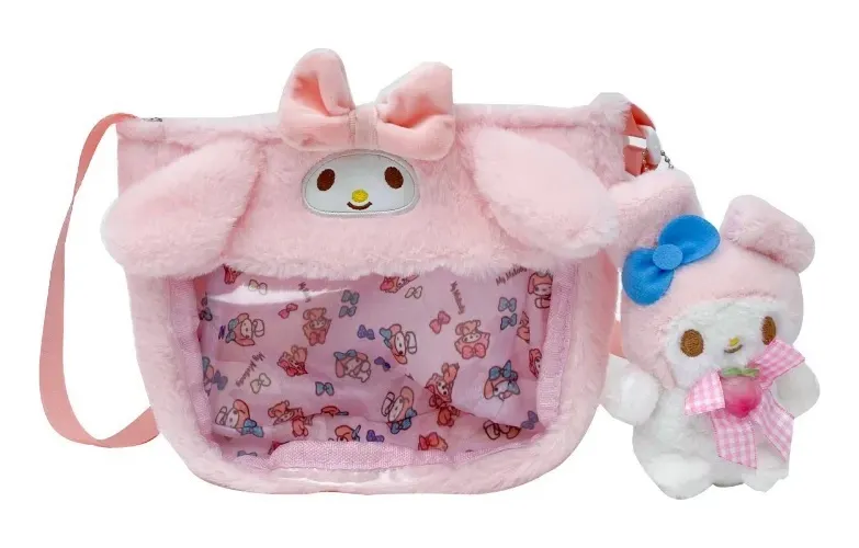 Bolso Bandolera Sanrio + Peluche