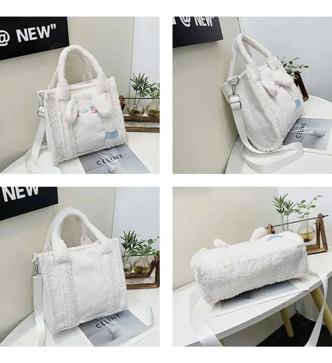 Bolso Cinnamoroll & Kuromi (incluye llavero)