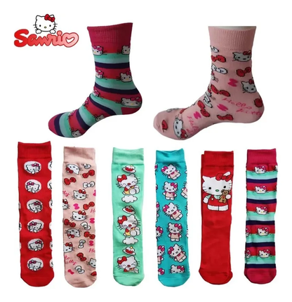 Calcetines Personajes Sanrio Largos 36 cm